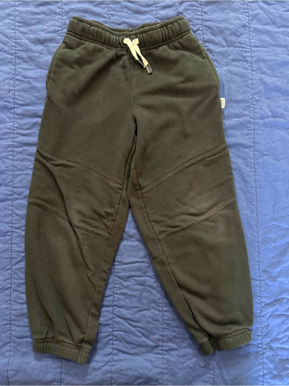 Kids Fleece Jogger Pants - Black, Gray, Light Green - Picture 6 of 8